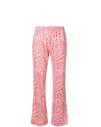 Le Tricot Perugia Paisley Flared Trousers