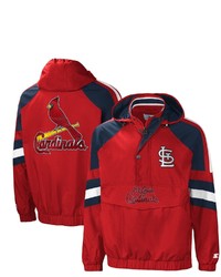 STARTE R Rednavy St Louis Cardinals The Pro Ii Half Zip Jacket At Nordstrom