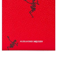 Alexander McQueen Dancing Skeleton Half Zip Pouch