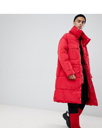 Sixth June Oversized Puffer Coat In Red