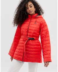 Emporio Armani Red Puffer Coat