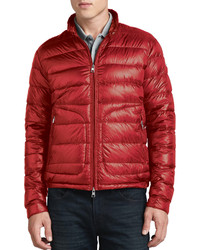 Moncler Acorus Lightweight Puffer Jacket Red