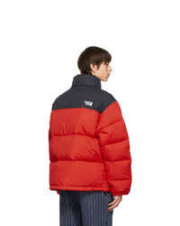Vetements Black And Red Limited Edition Puffer Jacket