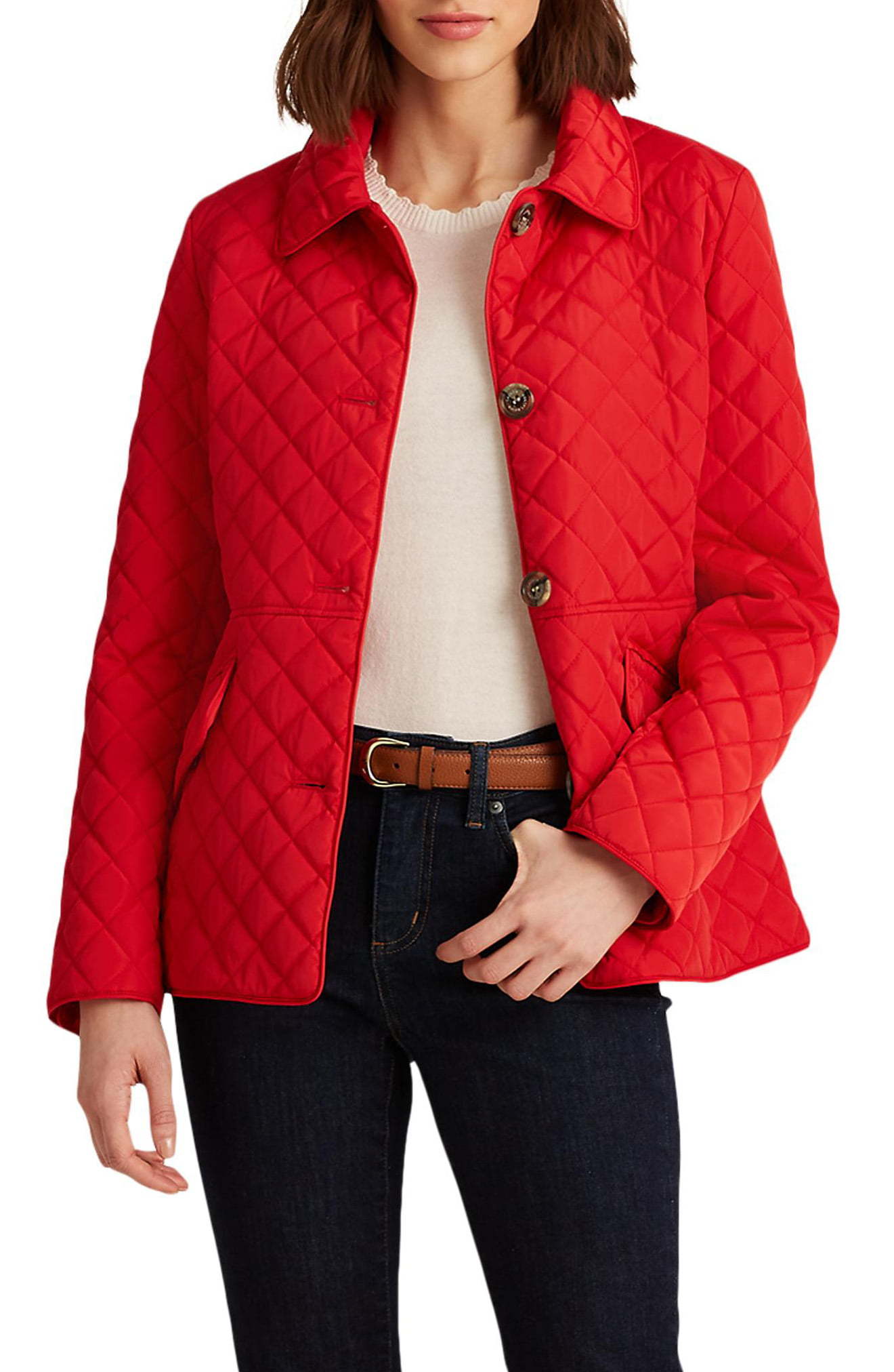Lauren Ralph Lauren Diamond Quilted Jacket, $79 | Nordstrom | Lookastic