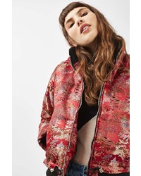Topshop Eastern Style Puffer Jacket