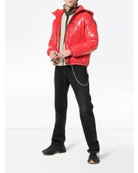 Givenchy High Shine Hooded Puffer Jacket
