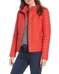 Andrew Marc Honeycomb Quilted Moto Jacket