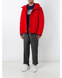 Woolrich Hooded Padded Jacket Red