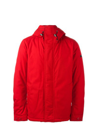 Woolrich Hooded Padded Jacket Red