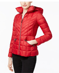 MICHAEL Michael Kors Michl Michl Kors Packable Down Hooded Quilted Puffer Jacket