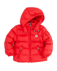 Moncler Jules Quilted Puffer Jacket Red