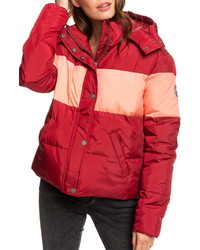 Roxy Out Of Focus Hooded Puffer Jacket