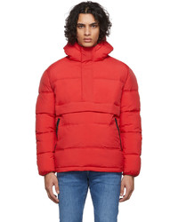 The Very Warm Red Anorak Puffer Jacket