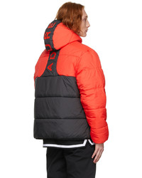 adidas Originals Red Black Adventure Puffer Jacket