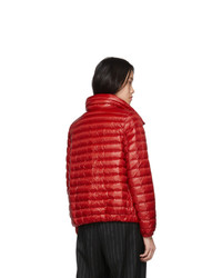 Moncler Red Down Basane Jacket