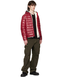 Moncler Red Galion Down Jacket