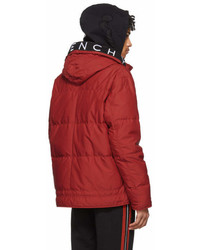 Givenchy Red Puffer Down Jacket