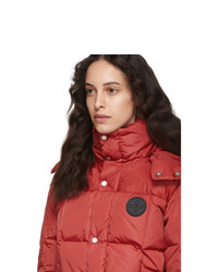 Off-White Red Puffer Jacket