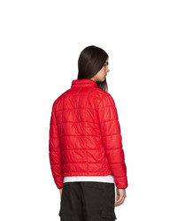 Stone Island Red Quilted Jacket