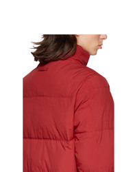 The Very Warm Red Quilted Puffer Jacket