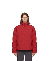The Very Warm Red Quilted Puffer Jacket