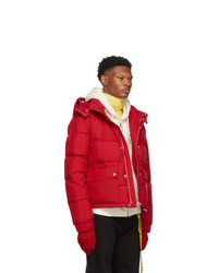 Off-White Red Quote Down Jacket