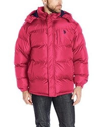 U.S. Polo Assn. Classic Short Puffer Jacket With Small Logo