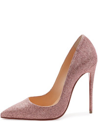 Christian Louboutin So Kate Glitter 120mm Red Sole Pump