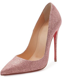 Christian Louboutin So Kate Glitter 120mm Red Sole Pump