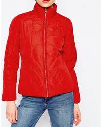 Love Moschino Quilted Heart Coat
