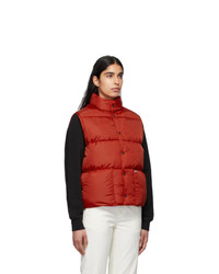 Noah NYC Red Cashball Down Puffer Vest
