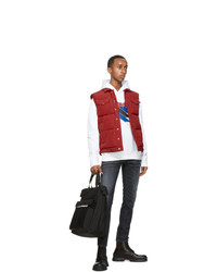 DSQUARED2 Red Down Quilted Vest