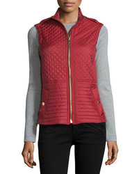 Burberry Tindale Quilted Zip Front Vest