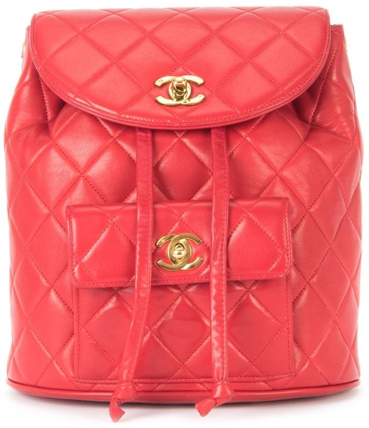 Chanel Vintage Quilted Chain Backpack, $8,170