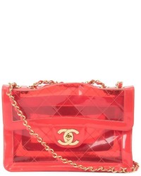 Chanel Vintage Jumbo Quilted Chain Shoulder Bag