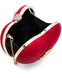 Love Moschino Quilted Heart Box Clutch
