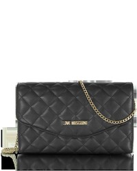 Love Moschino Evening Quilted Eco Leather Crossbody Bag