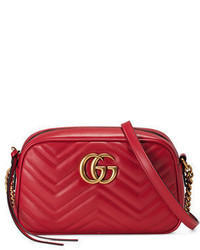 Gucci Gg Marmont Small Quilted Camera Bag