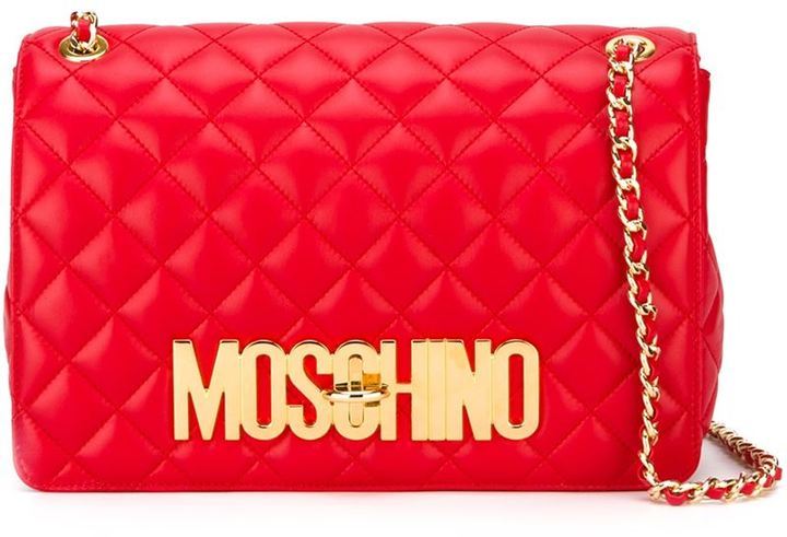 Red quilted crossbody online bag