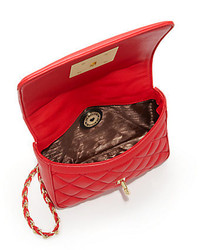 Love Moschino Quilted Faux Leather Crossbody Bag