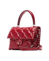 Valentino Red Candystud Leather Bag