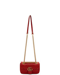 Gucci Red Mini Marmont Bag