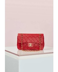 Chanel Vintage 255 Red Leather Bag