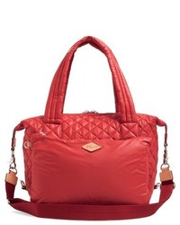 MZ Wallace Large Sutton Quilted Oxford Nylon Shoulder Tote