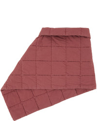 Lemaire Red Wadded Scarf