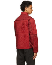 Craig Green Red Quilted Skin Jacket