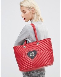 Love Moschino Heart Quilted Shopper Bag