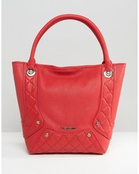 Love Moschino Quilted Panel Tote Bag