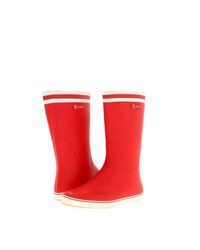 Aigle Malouine Rain Boots Redwhite