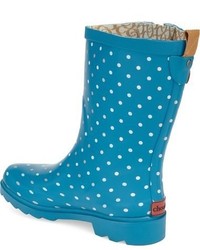 Chooka Classic Dot Mid High Rain Boot